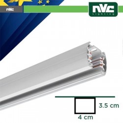 Binario Trifase - 2m Testata inclusa / Colore Bianco