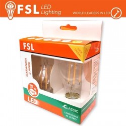 Lampada Goccia FILAMENTO: Confezione PROMO 2PACK - 9W 2700K